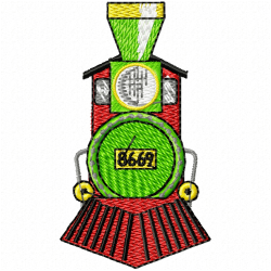 Trains Embroidery Design 1 Trains Embroidery Design 1